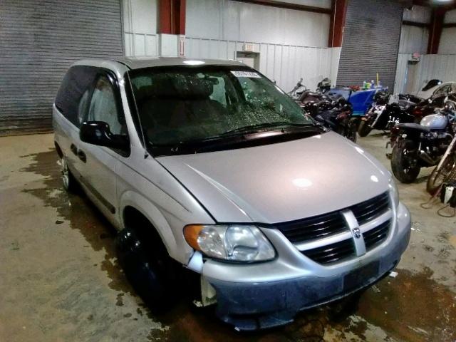 1D4GP25R77B216183 - 2007 DODGE CARAVAN SE SILVER photo 1