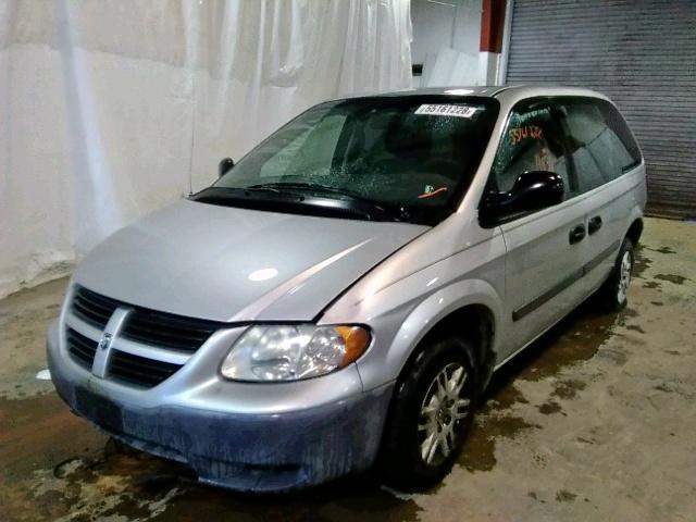 1D4GP25R77B216183 - 2007 DODGE CARAVAN SE SILVER photo 2