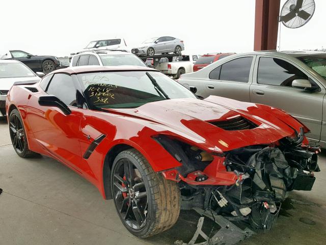 1G1YK2D70E5117676 - 2014 CHEVROLET CORVETTE S RED photo 1