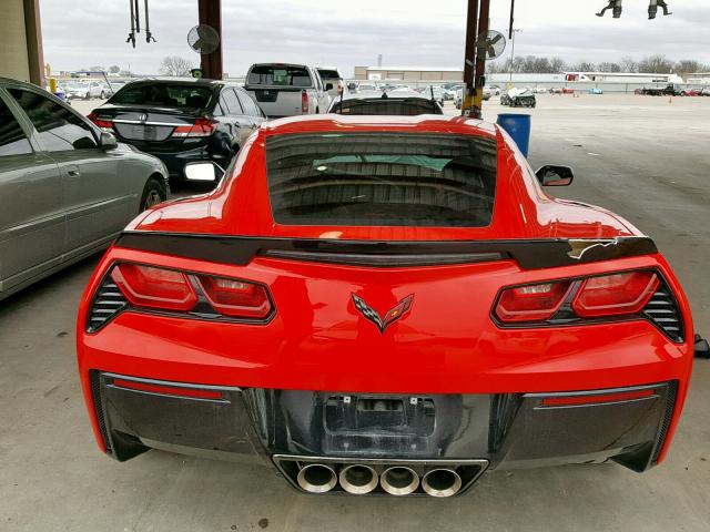 1G1YK2D70E5117676 - 2014 CHEVROLET CORVETTE S RED photo 6