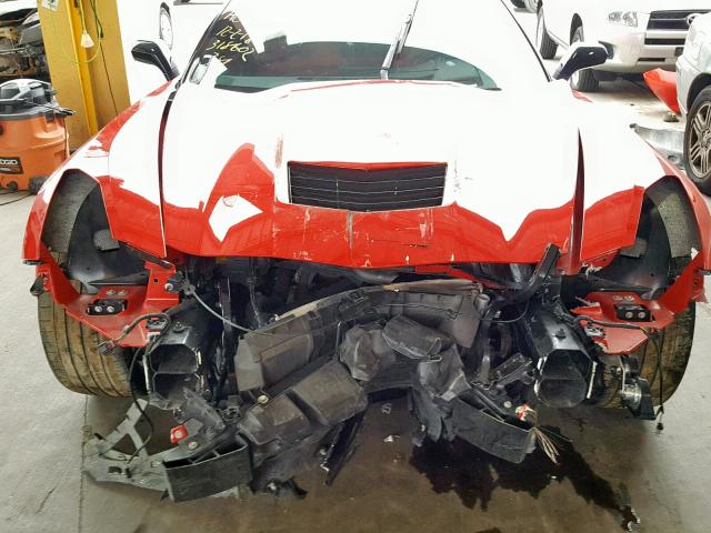 1G1YK2D70E5117676 - 2014 CHEVROLET CORVETTE S RED photo 9