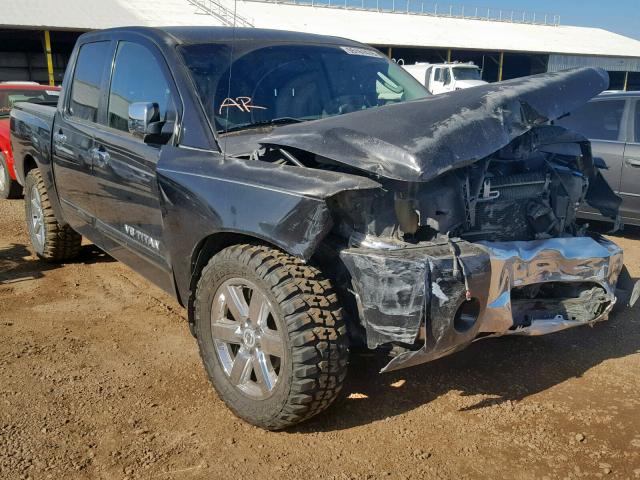 1N6AA07A05N526815 - 2005 NISSAN TITAN XE BLACK photo 1