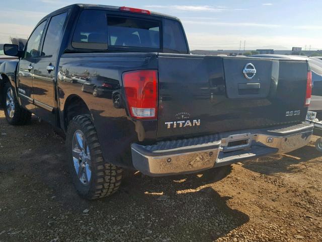 1N6AA07A05N526815 - 2005 NISSAN TITAN XE BLACK photo 3