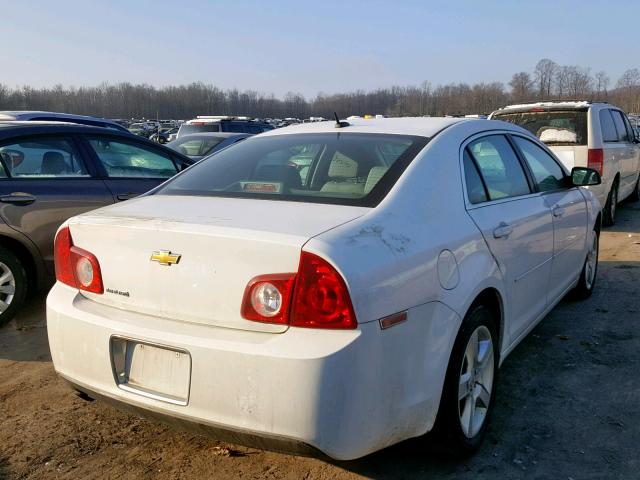 1G1ZB5EB0AF259958 - 2010 CHEVROLET MALIBU LS თეთრი ფოტო 4