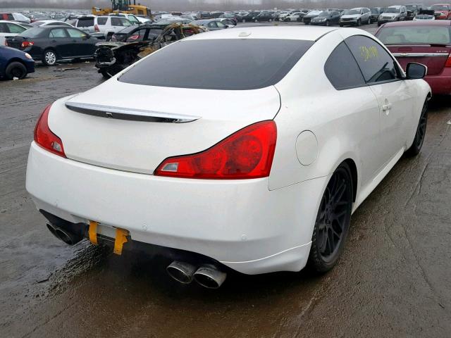 JN1CV6EL3DM950360 - 2013 INFINITI G37 WHITE photo 4