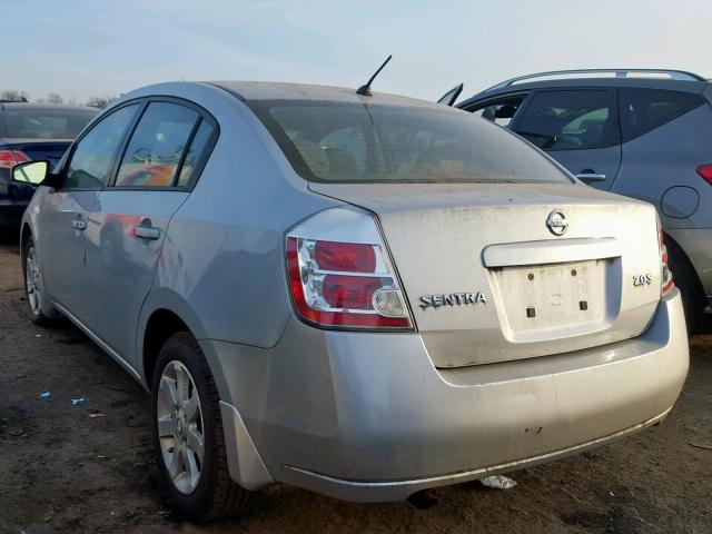 3N1AB61E17L636860 - 2007 NISSAN SENTRA 2.0 SILVER photo 3