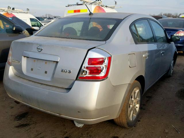 3N1AB61E17L636860 - 2007 NISSAN SENTRA 2.0 SILVER photo 4