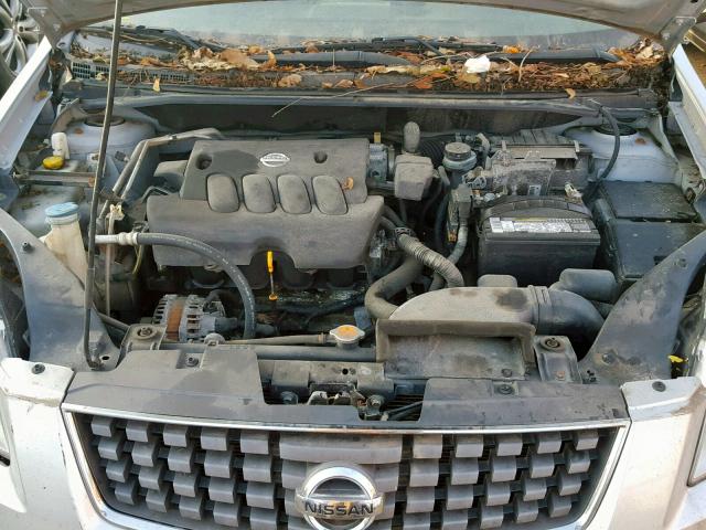 3N1AB61E17L636860 - 2007 NISSAN SENTRA 2.0 SILVER photo 7