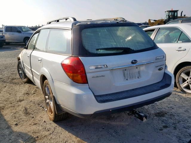 4S4BP86C364305705 - 2006 SUBARU LEGACY OUT WHITE photo 3