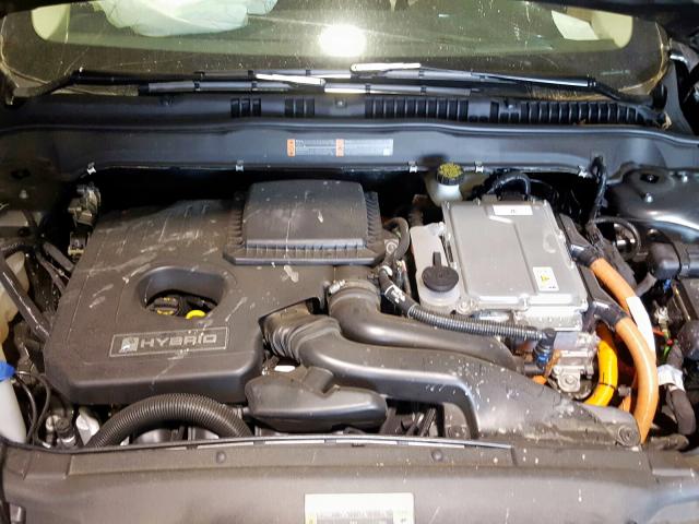 3FA6P0LU6KR236956 - 2019 FORD FUSION SE GRAY photo 7