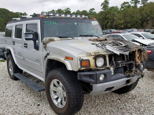 5GRGN83219H102593 - 2009 HUMMER H2 LUXURY SILVER photo 1