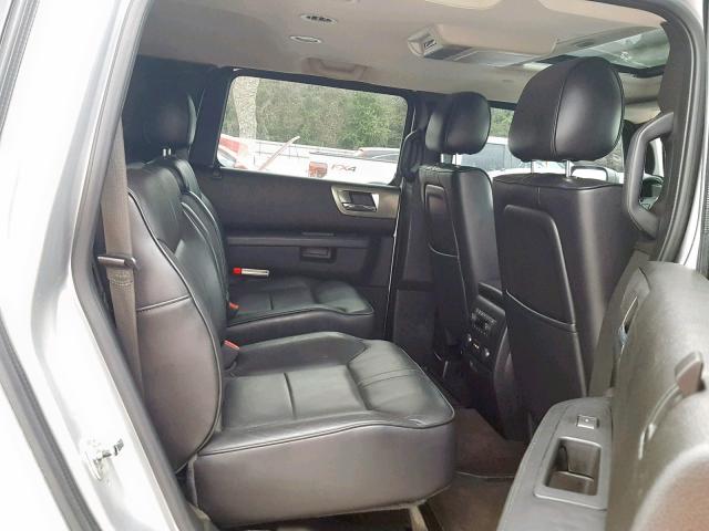 5GRGN83219H102593 - 2009 HUMMER H2 LUXURY SILVER photo 6