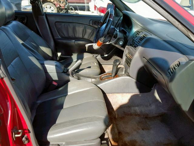 4S3BG6853V7612876 - 1997 SUBARU LEGACY OUT RED photo 5