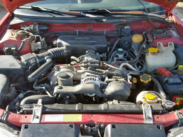 4S3BG6853V7612876 - 1997 SUBARU LEGACY OUT RED photo 7