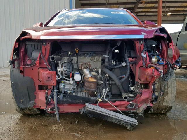 3GYFNBEY5AS521967 - 2010 CADILLAC SRX PERFOR RED photo 9