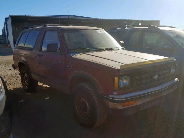 1GNCT18ZXL8142690 - 1990 CHEVROLET BLAZER S10 RED photo 1