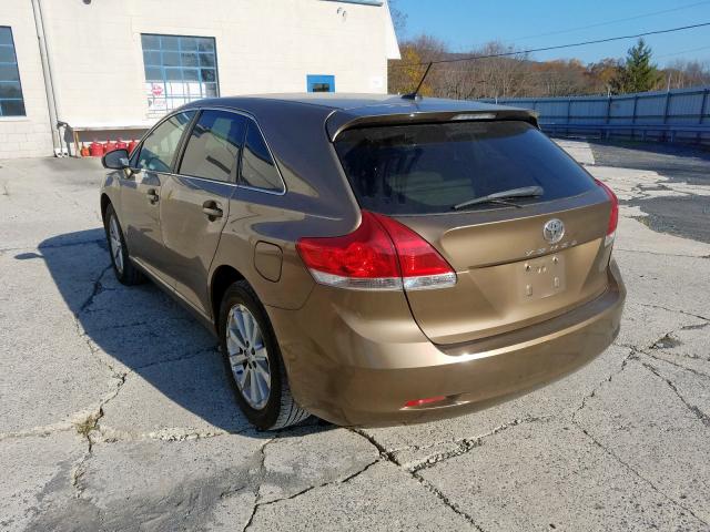 4T3ZE11A59U004592 - 2009 TOYOTA VENZA GOLD photo 3