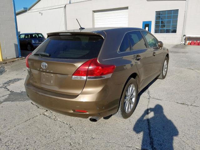 4T3ZE11A59U004592 - 2009 TOYOTA VENZA GOLD photo 4