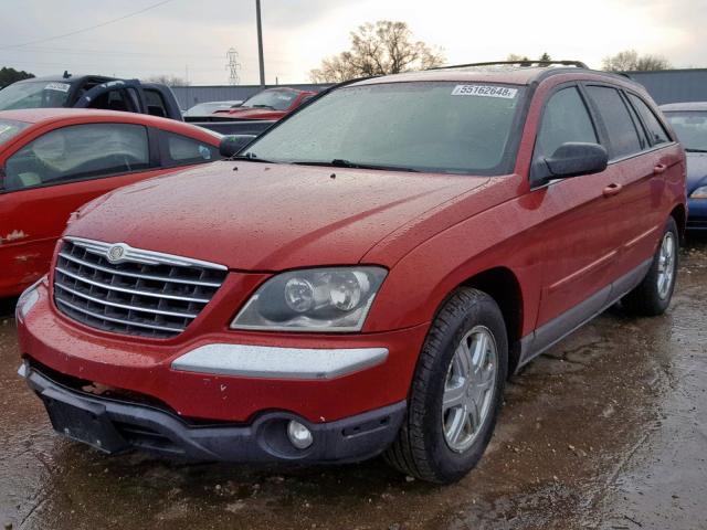 2C8GF68474R597407 - 2004 CHRYSLER PACIFICA MAROON photo 2