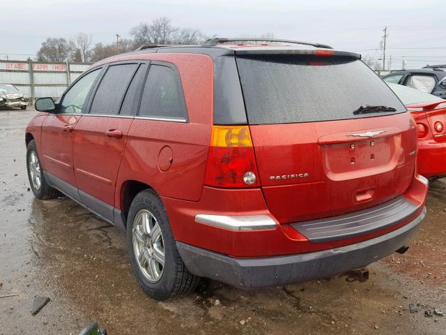 2C8GF68474R597407 - 2004 CHRYSLER PACIFICA MAROON photo 3