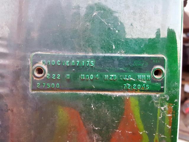 N80CVEA7175 - 1979 FORD 800 GREEN photo 10