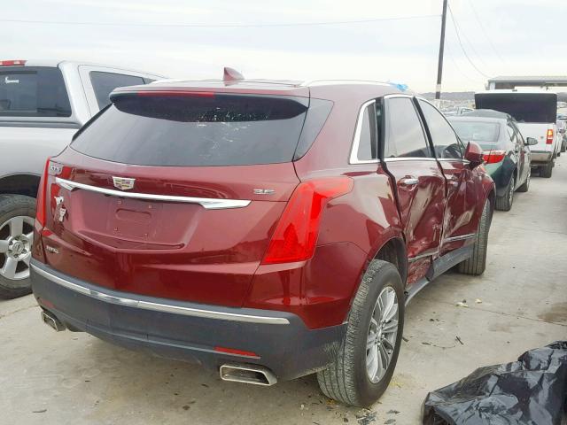 1GYKNBRS6HZ107680 - 2017 CADILLAC XT5 LUXURY RED photo 4