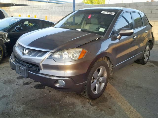 5J8TB18557A002507 - 2007 ACURA RDX TECHNO GRAY photo 2