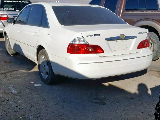 4T1BF28B04U356998 - 2004 TOYOTA AVALON XL WHITE photo 3