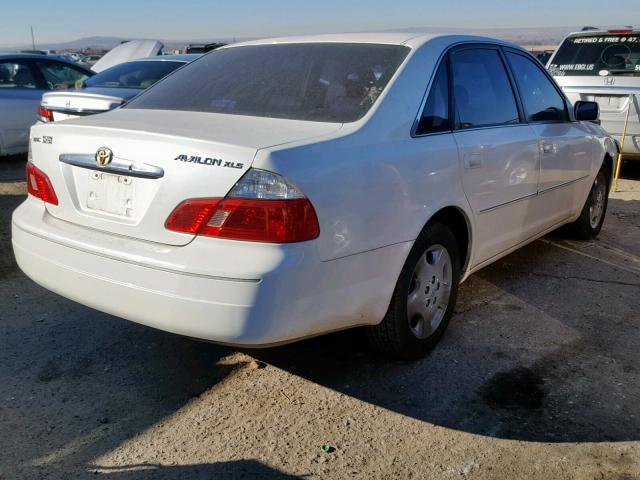 4T1BF28B04U356998 - 2004 TOYOTA AVALON XL WHITE photo 4