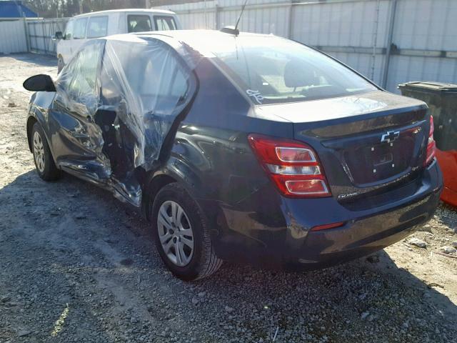 1G1JB5SH8J4116841 - 2018 CHEVROLET SONIC LS 灰色 照片 3