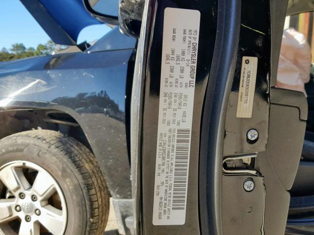 1C4NJCBA5ED881708 - 2014 JEEP COMPASS SP შავი ფოტო 10