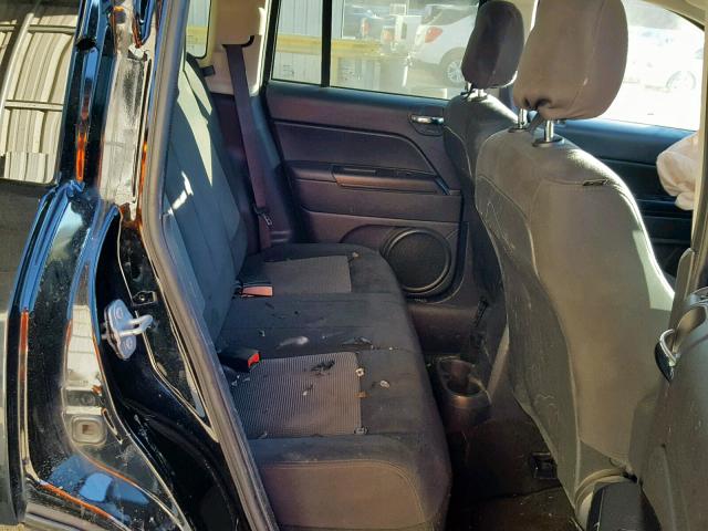 1C4NJCBA5ED881708 - 2014 JEEP COMPASS SP შავი ფოტო 6