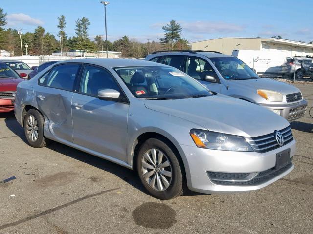 1VWAT7A32FC044390 - 2015 VOLKSWAGEN PASSAT S SILVER photo 1