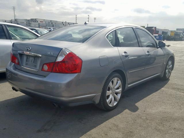 JNKAY01E67M311862 - 2007 INFINITI M35 BASE GRAY photo 4