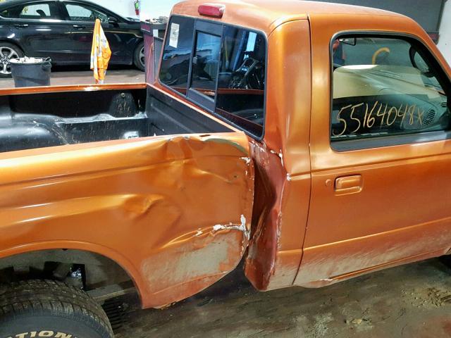 1FTYR10U15PA69506 - 2005 FORD RANGER ORANGE photo 9