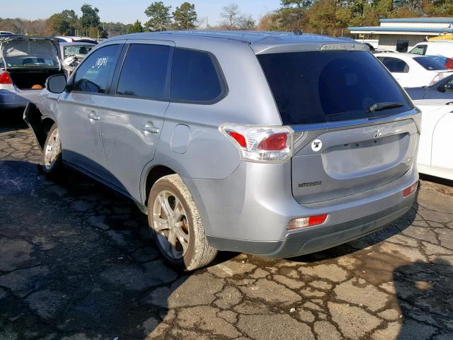 JA4AD3A34EZ016914 - 2014 MITSUBISHI OUTLANDER SILVER photo 3