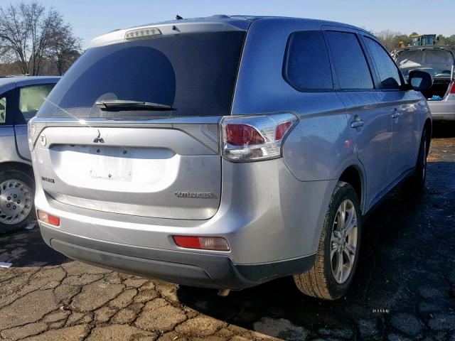 JA4AD3A34EZ016914 - 2014 MITSUBISHI OUTLANDER SILVER photo 4