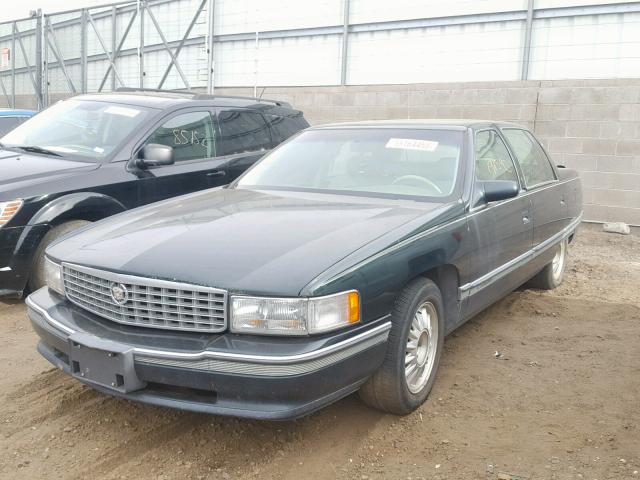 1G6KF52Y8RU312681 - 1994 CADILLAC DEVILLE CO GREEN photo 2