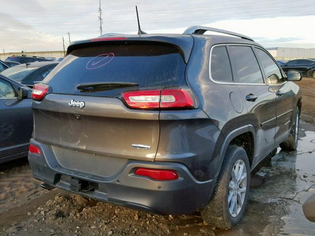 1C4PJLCB4HW585300 - 2017 JEEP CHEROKEE L CHARCOAL photo 4