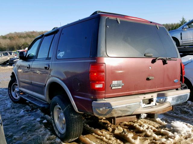 1FMFU18L5VLB66745 - 1997 FORD EXPEDITION RED photo 3