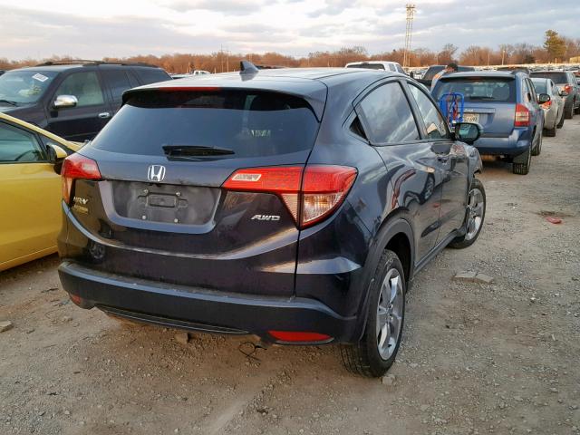 3CZRU6H5XGM767712 - 2016 HONDA HR-V EX BLACK photo 4