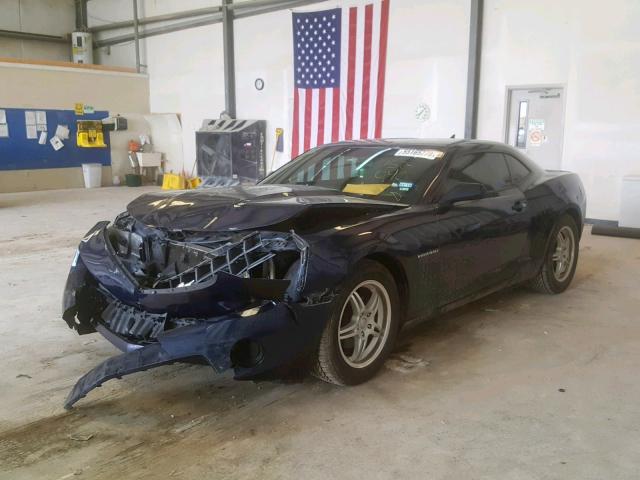 2G1FA1E32C9152090 - 2012 CHEVROLET CAMARO LS BLUE photo 2