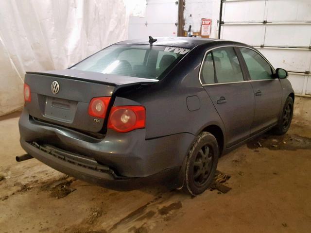 3VWCT71K66M854037 - 2006 VOLKSWAGEN JETTA TDI BLUE photo 4