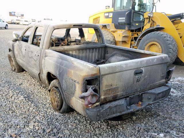 1D3HW38N98S581556 - 2008 DODGE DAKOTA SXT BURN photo 3