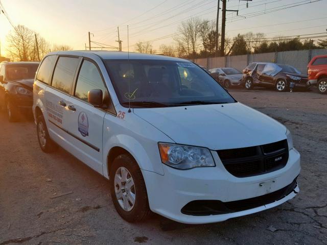 2C4RDGAGXCR269228 - 2012 DODGE RAM VAN WHITE photo 1