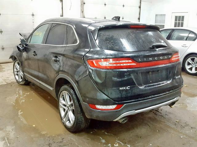 5LMCJ2A98FUJ42335 - 2015 LINCOLN MKC BLACK photo 3