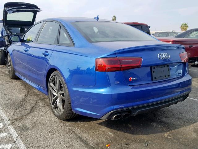 WAUHFAFC5HN098978 - 2017 AUDI S6 PRESTIG BLUE photo 3