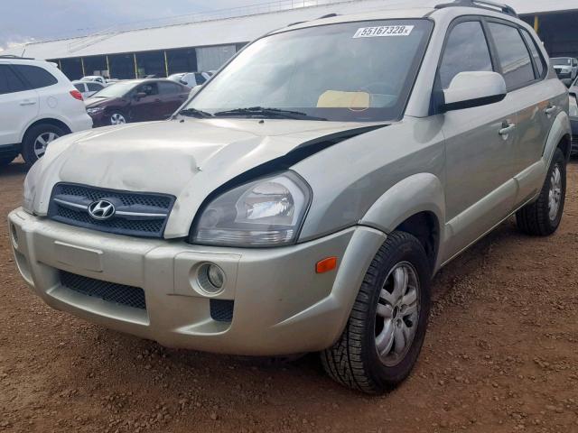 KM8JN12D97U486317 - 2007 HYUNDAI TUCSON SE BEIGE photo 2