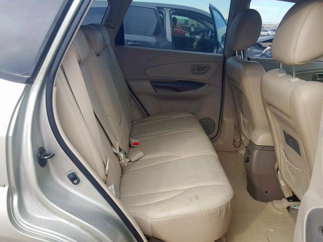 KM8JN12D97U486317 - 2007 HYUNDAI TUCSON SE BEIGE photo 6