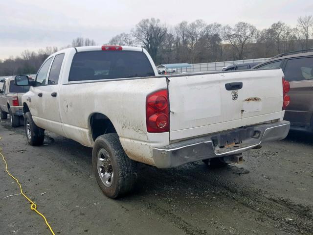 3D7KS28T99G548848 - 2009 DODGE RAM 2500 WHITE photo 3